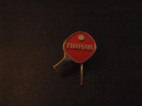 Tibhar Duitse fabrikant van sportartikelen ( tafeltennis) rood